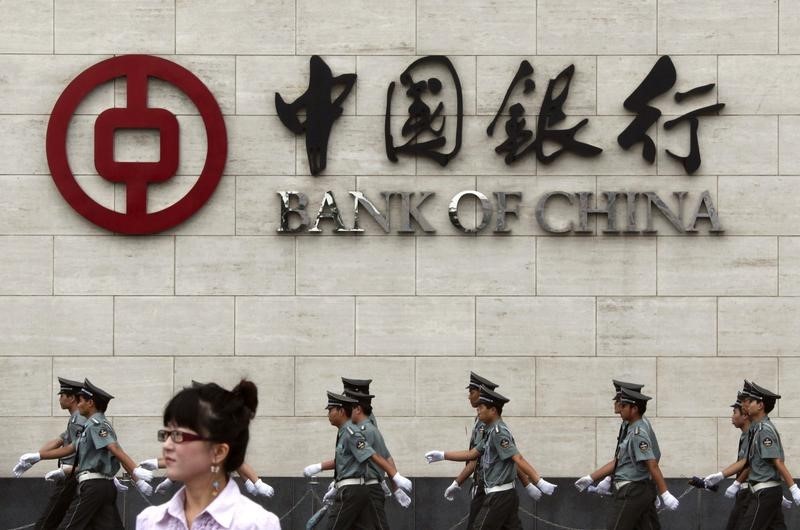 © Reuters.小摩：予中国银行(03988)“中性”评级 目标价3.7港元