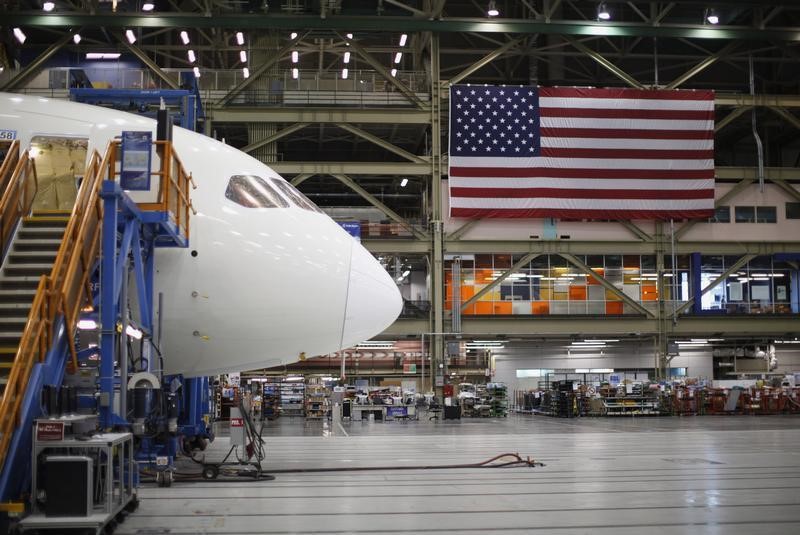 © Reuters.波音(BA.US)称已恢复737 MAX飞机生产
