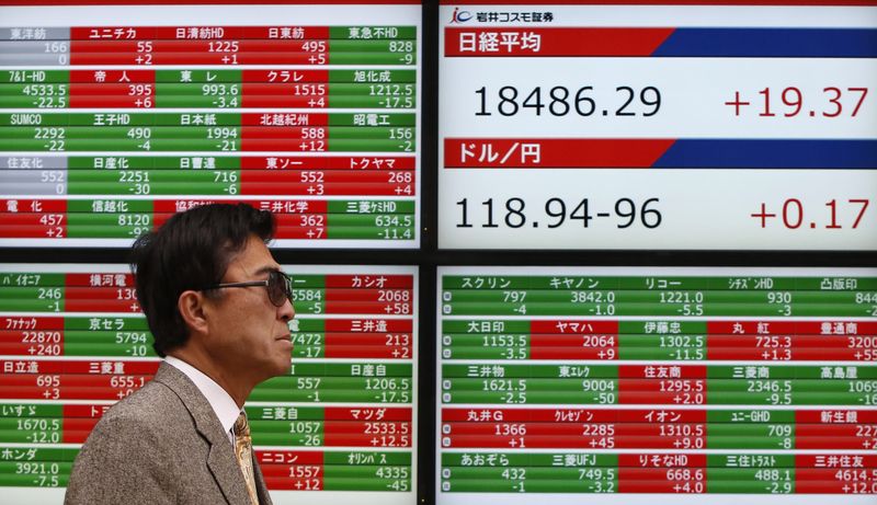 日本股市上涨；截至收盘日经225指数上涨1.23%