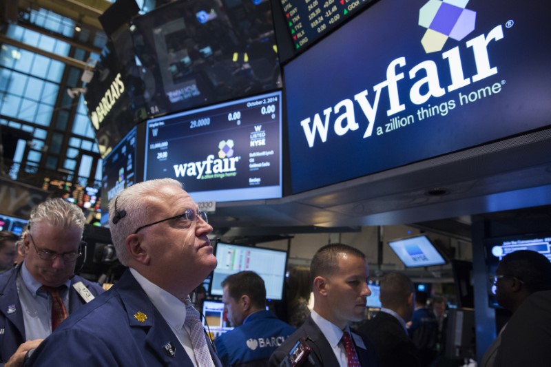 Wayfair预计本季度EBITDA利润率转正，股价飙升至纪录高位