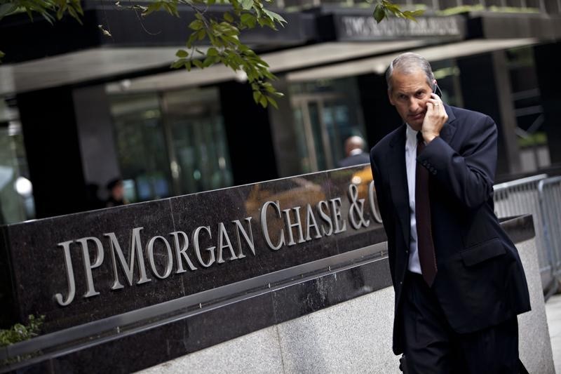 © Reuters.摩根大通(JPM.US)宣布将在本周首次推出JPM Coin并成立相关监管部门