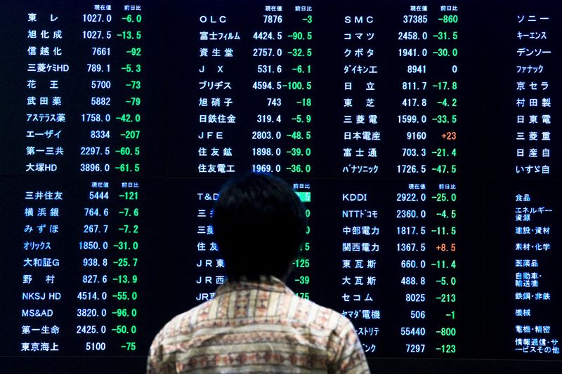 日本股市收低；截至收盘日经225指数下跌2.94%