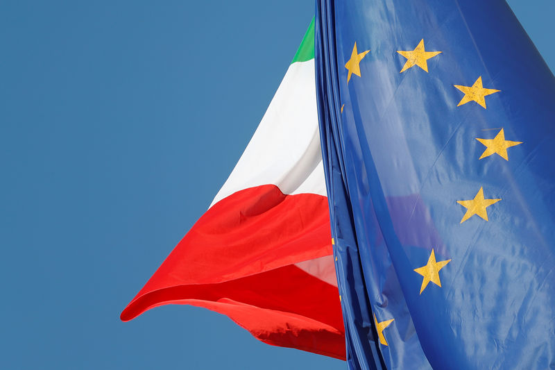 © Reuters.欧元中长期有望向好？意大利将扩大预算赤字提振经济，呼吁7月底前达成欧盟复苏基金协议